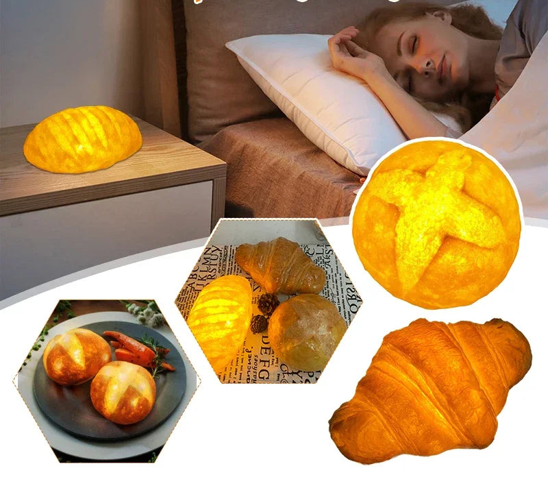 Lampe LED créative en forme de croissant