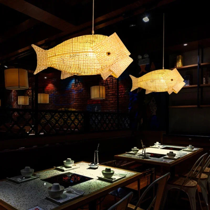 poisson avec lampe