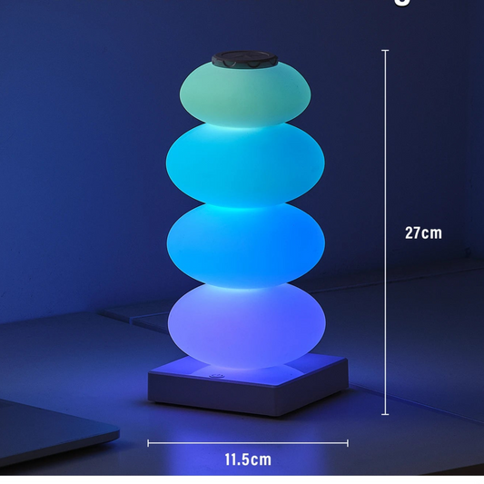 lampe de table LED multicolore
