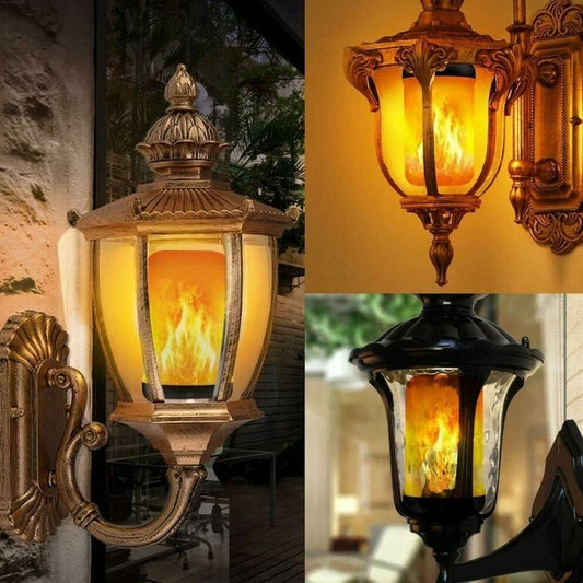 lampe flamme extérieurs