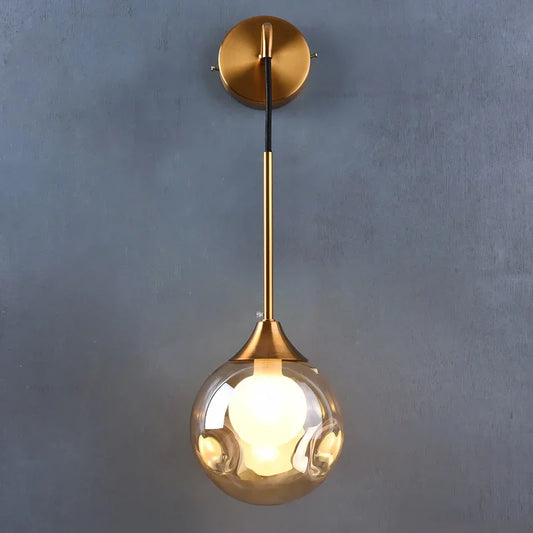 lampe verre fumé