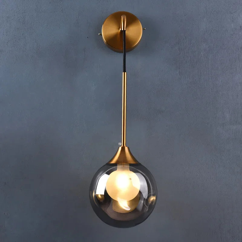 lampe verre fumé 1