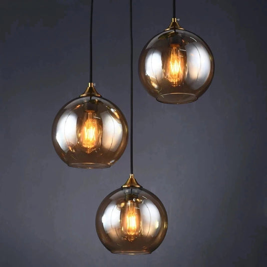 lampe boule plafond